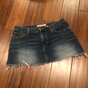Abercrombie & Fitch jean mini skirt